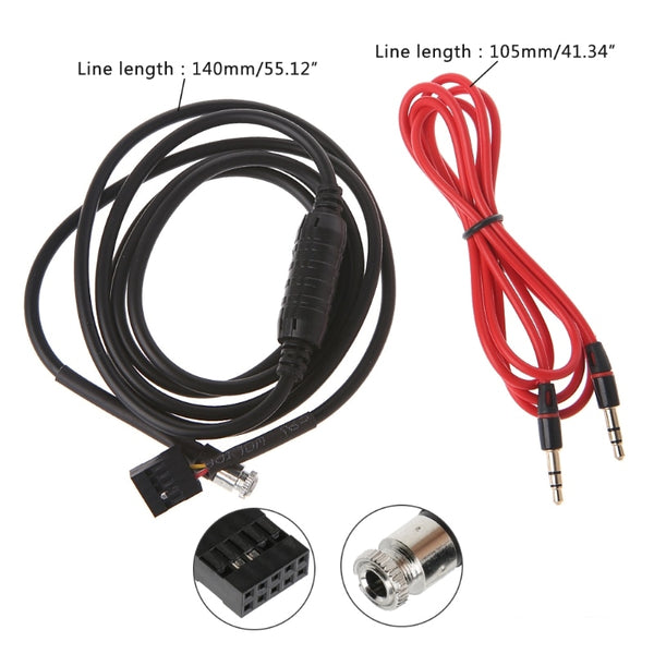 Car Style 3.5mm AUX Input Mode Cable Female Dash Mountable Socket for BMW E46 98-06 Aux-in Audio Adapter Cable for Phone now