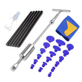 PDR Tools Car Paintless Dent Removal Tool Kit Dent Repair Puller Kit Slide Reverse Hammer Glue Tabs Suction Cups For Hail Damage