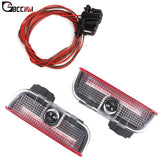 LED Car Door Welcome Logo Projector Light For VW Golf 5 6 7 Passat B6 B7 CC Jetta MK5 MK6 MK7 Tiguan Scirocco Touareg Sharan EOS