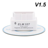New OBD V2.1 V1.5 mini ELM327 OBD2 Bluetooth Auto Scanner OBDII 2 Car ELM 327 Tester Diagnostic Tool for Android Windows Symbian