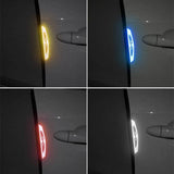 2X Car reflective sticker door handle door bowl Protection for Ferrari BMW Audi Toyota  Honda Mazda Hyundai Mercedes Benz Ford