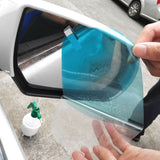 New 1 Pair Auto Car Anti Water Mist Film Anti Fog Coating Rainproof Hydrophobic Rearview Mirror Protective Film 4 Sizes