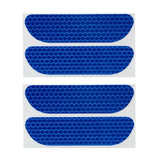 FORAUTO 4 Pieces/set Car Reflective Stickers Car Door Wheel Eyebrow Sticker Decal Warning Tape Safety Mark Reflective Strips